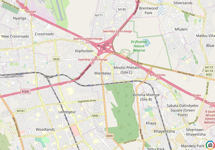 Map location of Tembani